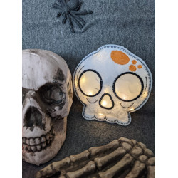 Stickdatei ITH - Halloween Laterne Totenkopf inkl. Süßigkeitenverstecker